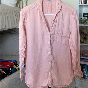 Serena & Lily 100% linen pajama set